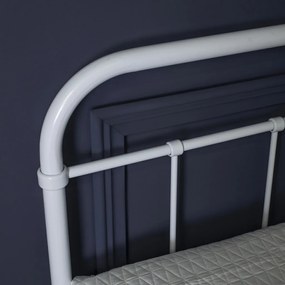 Fehér Fém Ágykeret. 90x200 cm PABLO