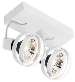 Modern fehér reflektor 2-lámpás - Master 70