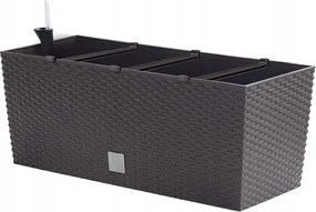 Virágtartó öntöző 60x25x24cm Rattan láda