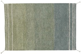 Zöld-kék pamut szőnyeg 170x240 cm Twin Vintage – Lorena Canals