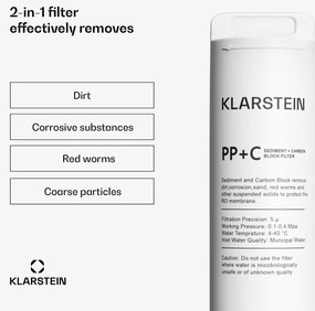 Klarstein PureFina PPC csere szénszűrő / tartozék