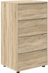 vidaXL Tároló szekrények 2 pcs Sonoma tölgy 60 x 48 x 105 cm Faanyag