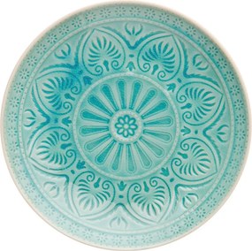 SUMATRA tányér Ø 25cm, türkiz