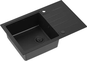 Sink Quadron PETER111 karbon szén el HCQP7850BLM_PC