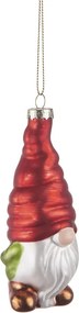 HANG ON üveg karácsonyfadísz, törpe 11cm