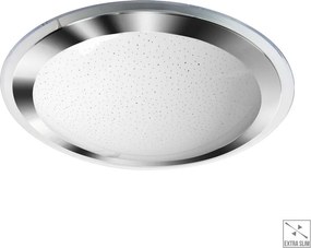 PREZENT 71300 FLUO Ufo Lámpa Fehér, Króm, Átlátszó LED IP20