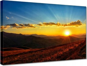 Vászonkép 30x20 Gyönyörű naplemente