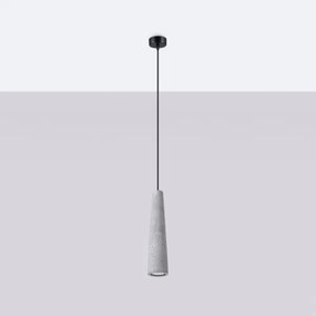 Sollux SL.1347 - Csillár zsinóron ELECTRA 1xGU10/10W/230V beton/szürke