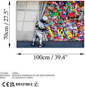 UV-782 edzett üvegkép, 70 x 100 cm