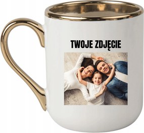 Bögre Elegáns Fehér Arany Rant Vicces Ajándék Fotó Felirat