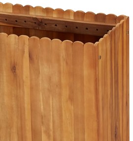 tömör akácfa kerti magaságyás 150 x 30 x 50 cm