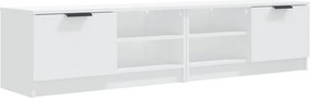 vidaXL 2 db fehér szerelt fa TV-szekrény 80 x 35 x 36,5 cm