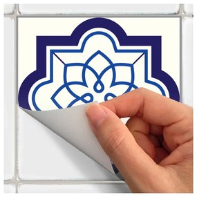 Decals Tiles Eusebio 24 db-os falmatrica szett, 10 x 10 cm - Ambiance