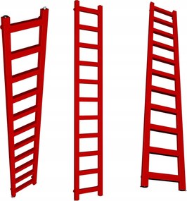 Lad 1210/250 Vörös Fürdőszobai Radiátor