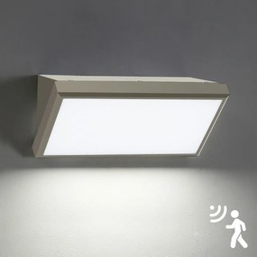 Brilagi-LED kültéri fali lámpa érzékelővel TRIANGLE LED/20W/230V szürke IP65