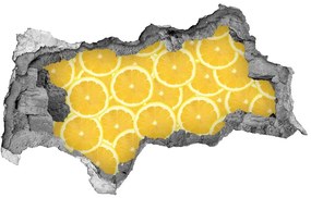 3d fali matrica lyuk a falban Szelet citrom nd-b-138709638
