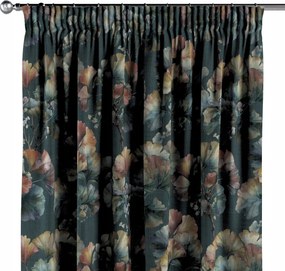 Függöny ráncoló szalaggal 1 db 130x260cm kék