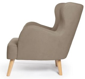 Bézs füles fotel Noemye – Bonami Selection