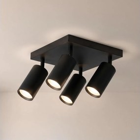 Brilagi - SELE SQUARE spotlámpa 4xGU10/30W/230V fekete