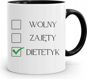 Dietetikus Dietetikusoknak Fekete Ajándék Bögre fényképes nyomtatással