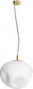 KASPA 11063105 CLEO L Modern Függesztett Lámpa Fehér, Arany E27 IP20