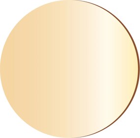 Akril tükör arany 3 mm, kör, 40x40cm dekoráció,dísz