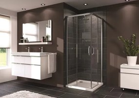 Hüppe Next Easy Entry zuhanysarok négyzet 90x90 cm 145002.069.322 SIKONEXTEE90Q