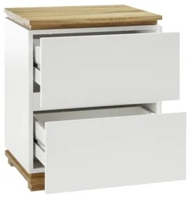 JAVIN fehér éjjeliszekrény