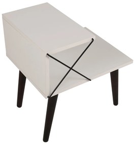 Éjjeliszekrény Cross - White