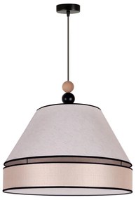 Duolla - Csillár zsinóron AVIGNON 1xE27/15W/230V á. 60 cm bézs