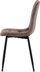 Étkezőszék barna, bársony anyag CT-281 BR4