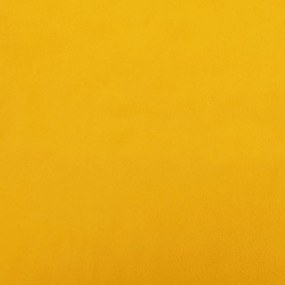 mustársárga bársony pihenőszék lábtartóval