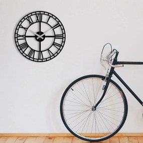Falióra Enzoclock - S002 Fekete , 48 x 48 cm