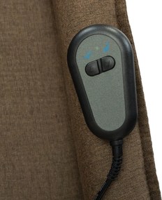 FOTEL COLTON Brązowy z Funkcją Wstawania