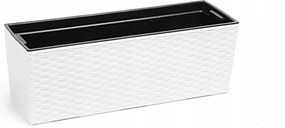 Begonia rattan láda 19x56x19,5 fehér