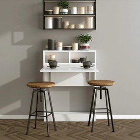 Összecsukható étkezőasztal Patara White