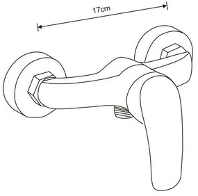 Mexen Fabia DB72 zuhanycsaptelep zuhanykészlettel, fekete, 74654DB72-70