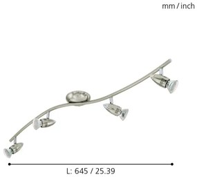 Eglo 92644 - LED Spotlámpa MAGNUM 4xGU10/3W/230V