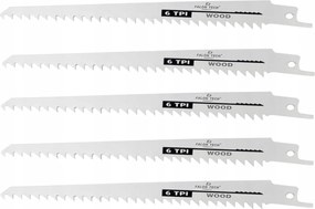 Falon-Tech szablyafűrészlap fához 150mm 5 db