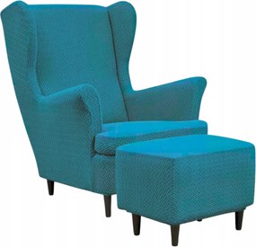 Üléshuzat Uszak Lábtartó Puff Rugalmas Jacquard Halszálka Oeko Tex