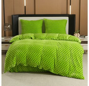 Mikroplüss ágyneműhuzat COLAM zöld Ágyneműhuzat mérete: 70 x 90 cm | 140 x 200 cm