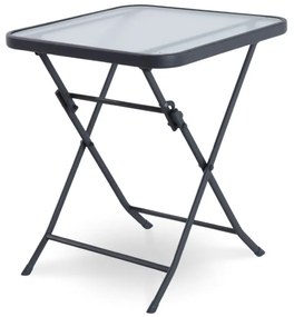 Zafiro összecsukható kerti asztal, szürke