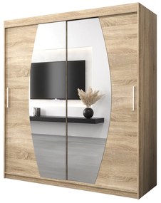 Ruhásszekrény 180 cm Eclipse (szonoma tölgy + szonoma tölgy). 1063426