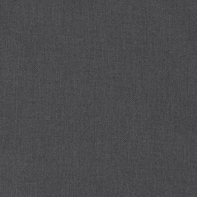 6 db antracit szövet magas háttámlájú székpárna 120x50x4 cm