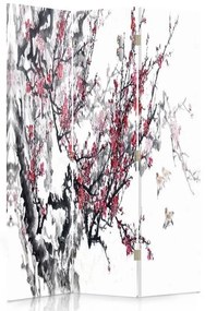 Gario Paraván Finom japán cseresznyefa Méret: 110 x 170 cm, Kivitelezés: Klasszikus paraván