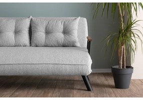 Kétszemélyes kihúzható kanapé QIRA szürke