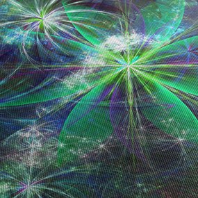Kép - Absztrakt geometriai formák (120x50 cm)