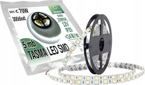 Led Szalag 300 Smd 5050 5m Hideg Fehér IP20