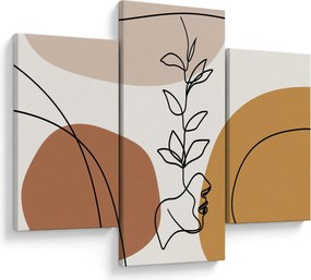 Kép - Boho formák (90x60 cm)