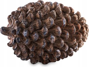 Dekoratív Bábrózsa Figura, Dísz, Barna